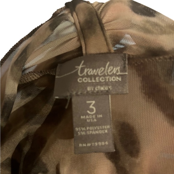 Chicos travelers sz 3 open front top - Picture 5 of 5